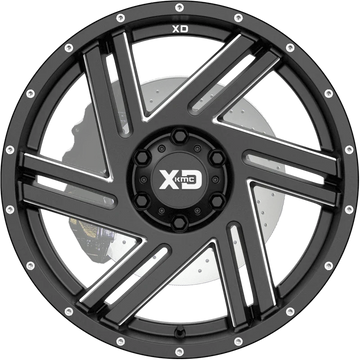 XD835 by KMC 18x9 Satin Black Milled Wheel - Brixton 4x4 - Buy Online Now!